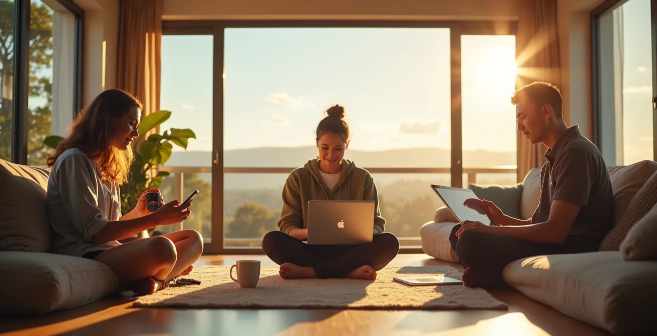 Visualisierung einer nachhaltigen 15-Minuten E-Learning Routine im Alltag