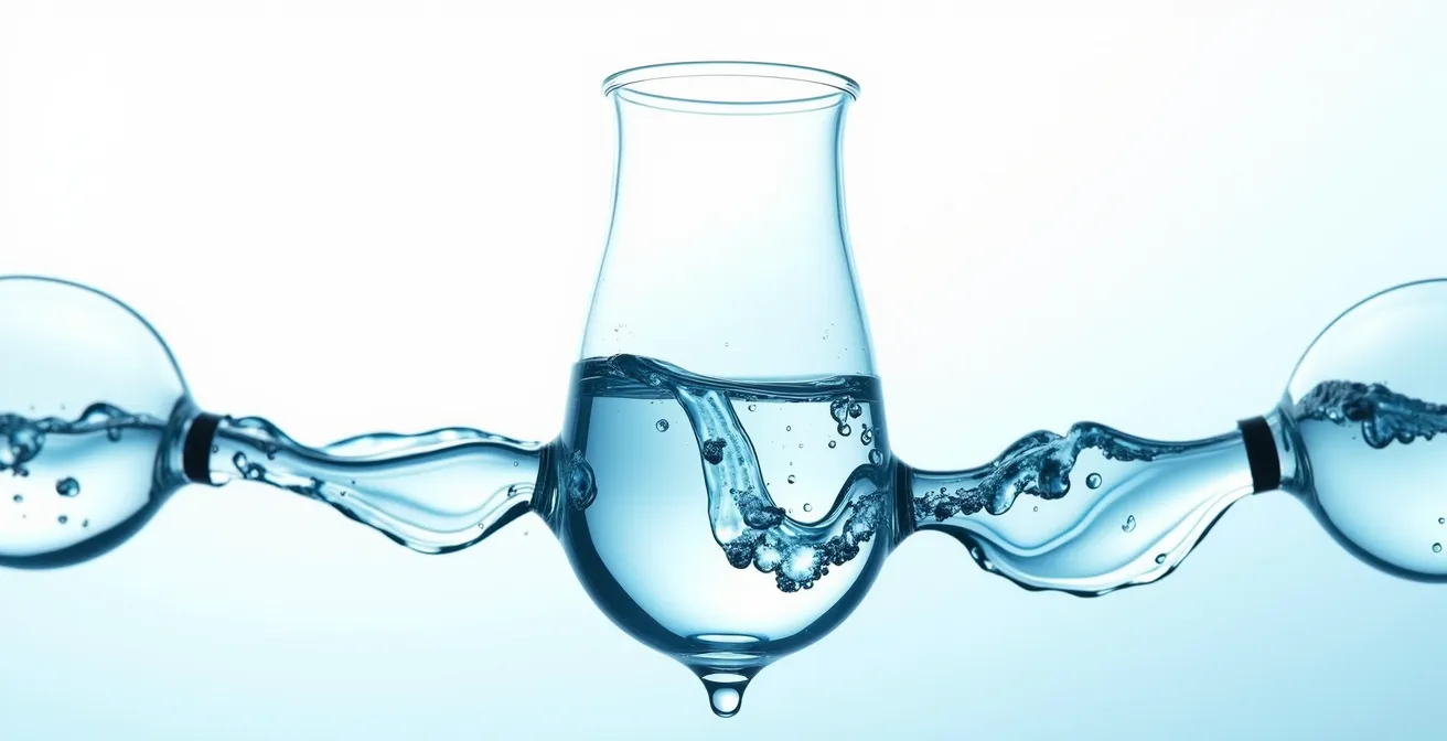 Visualisierung des Cash Conversion Cycle, der den Fluss von Kapital durch Lager, Forderungen und Verbindlichkeiten darstellt.