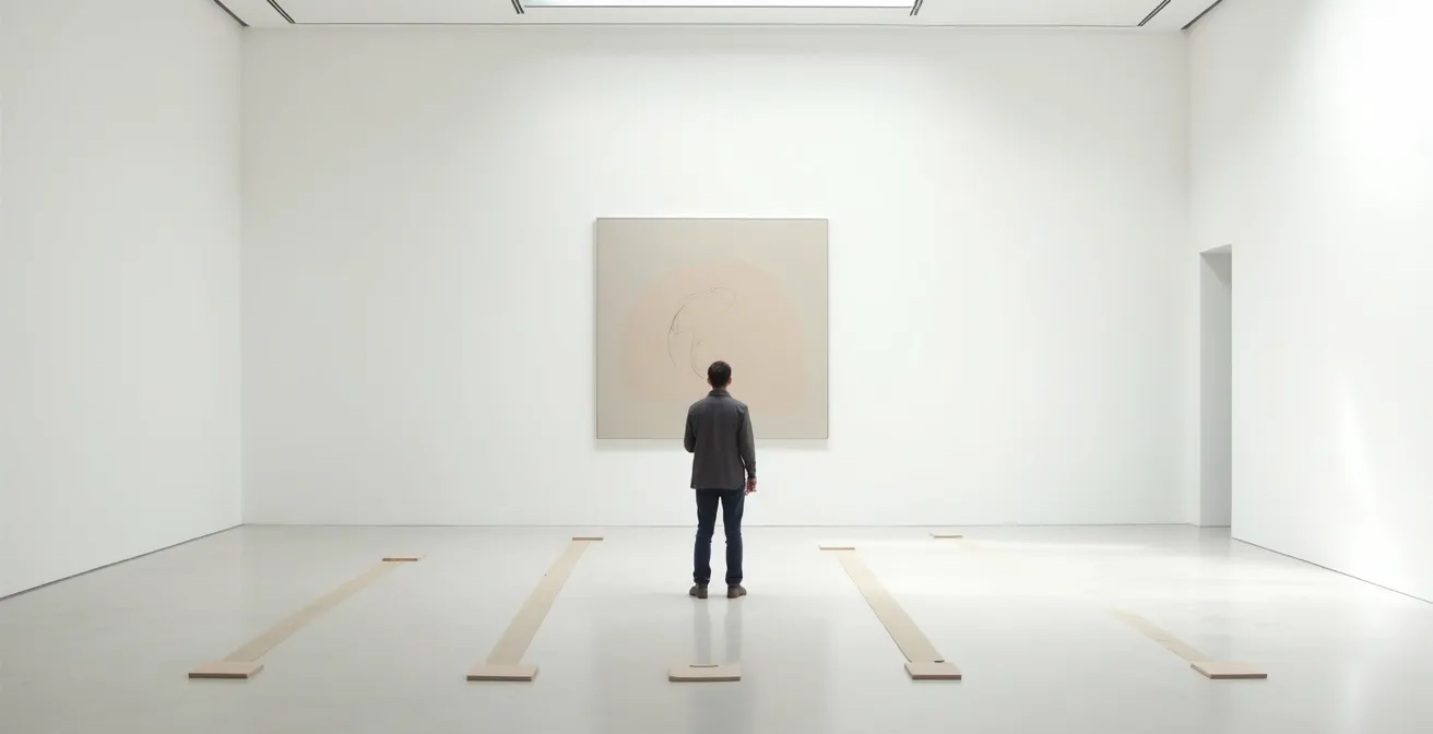 Die fünf Schritte der systematischen Kunstbetrachtung als visueller Prozess