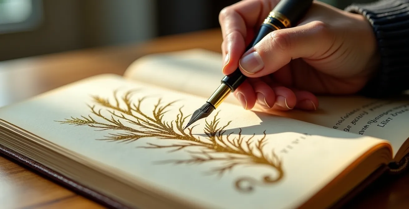 Symbolische Darstellung der narrativen Rekonstruktion und des posttraumatischen Wachstums