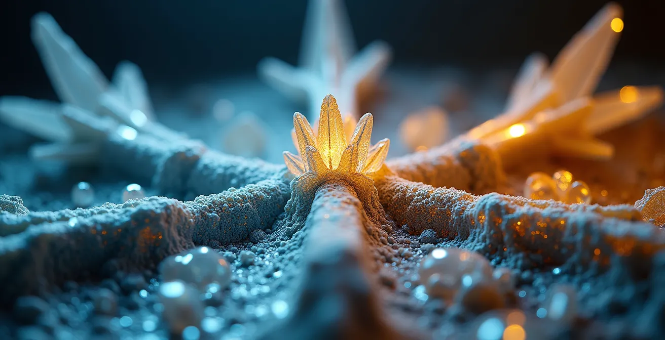 Abstrakte Darstellung der fünf strategischen Wachstumsachsen