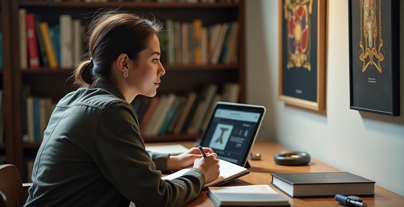 T-förmige Wissensstruktur durch systematische Kunstbetrachtung